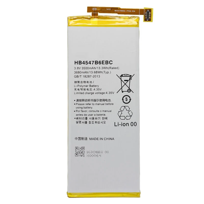 QrxPower запасная батарея 3500 мАч HB4547B6EBC для Huawei Honor 6 Plus PE-TL20 PE-TL10 PE-CL00 | Мобильные