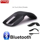 Bluetooth беспроводная дуговая сенсорная мышь для Microsoft ПК ноутбука 1200DPI оптическая Складная Мышь тонкая игровая компьютерная мышь для ноутбука