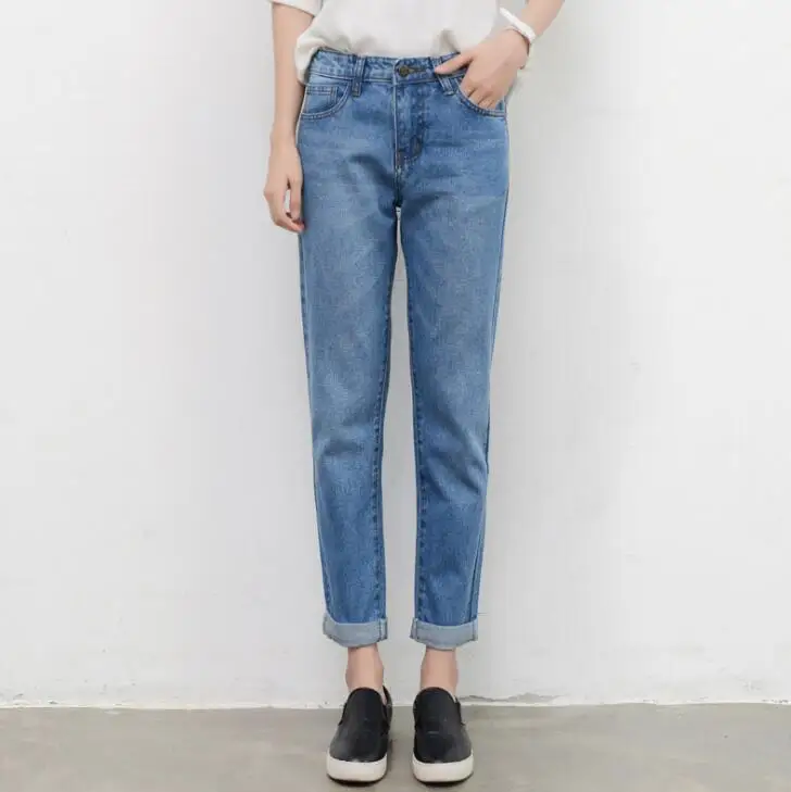 Винтажные джинсовые брюки для женщин джинсы девочек-подростков бойфренда