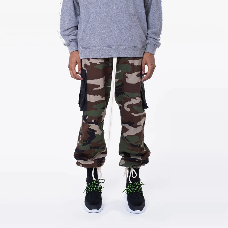 Cargo Pants Men Streetwear Hip Hop Harem Joggers Harajuku Multi Pockets 2020 Casual Track Drawstring Male Trousers | Мужская одежда