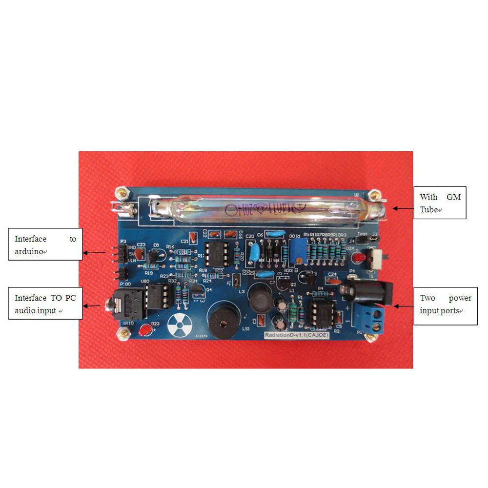 Assembled DIY Geiger Counter Kit Nuclear Radiation Detector Beta Gamma Ray Build Monitoring Station LCD | Бытовая техника
