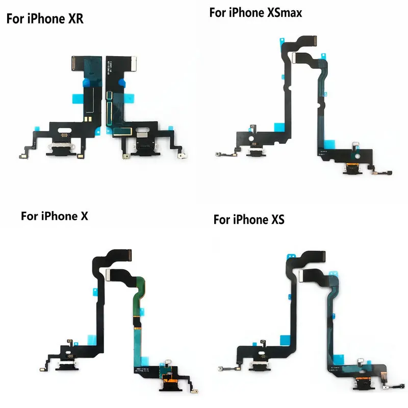 Зарядный гибкий кабель для iPhone X XR XS XSmax USB зарядное устройство плата Порт док