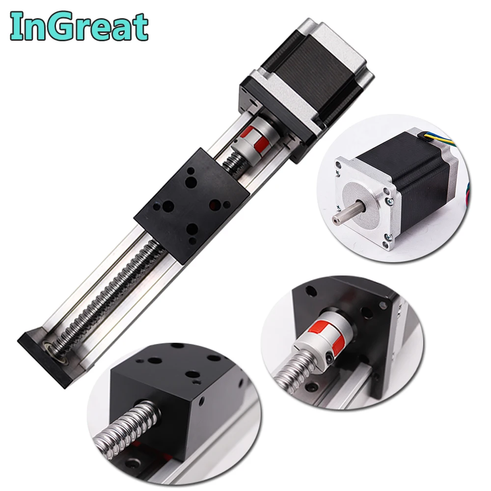 Линейная направляющая с ЧПУ для сцены движущийся стол шариковый винтовой привод