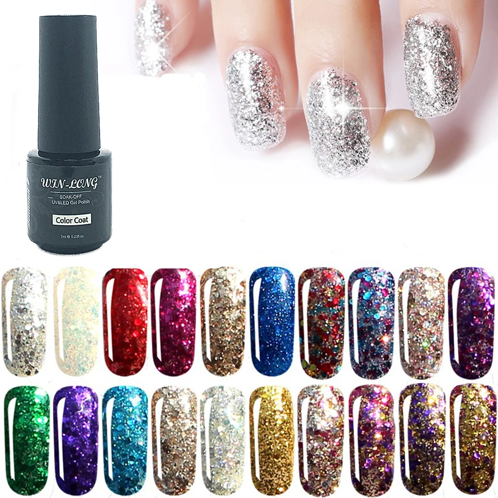 Бриллиантовый Гель-лак для ногтей 7 мл | Красота и здоровье