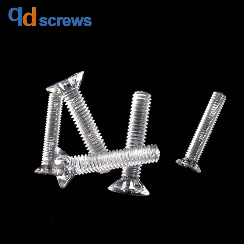 ПК M5M6M8 Пластик головка потай винты с крестообразный вырез Phillips плоской головкой