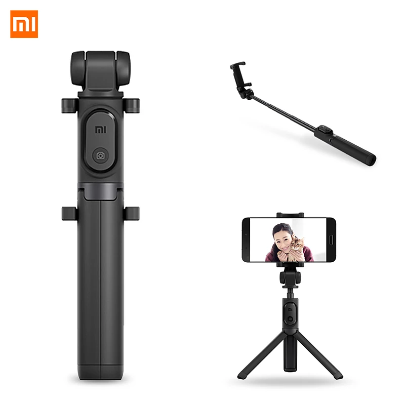 Оригинальная селфи-палка xiaomi для телефона Bluetooth мини-штатив селфи-Палка с беспроводным дистанционным затвором для iPhone Samsung Android