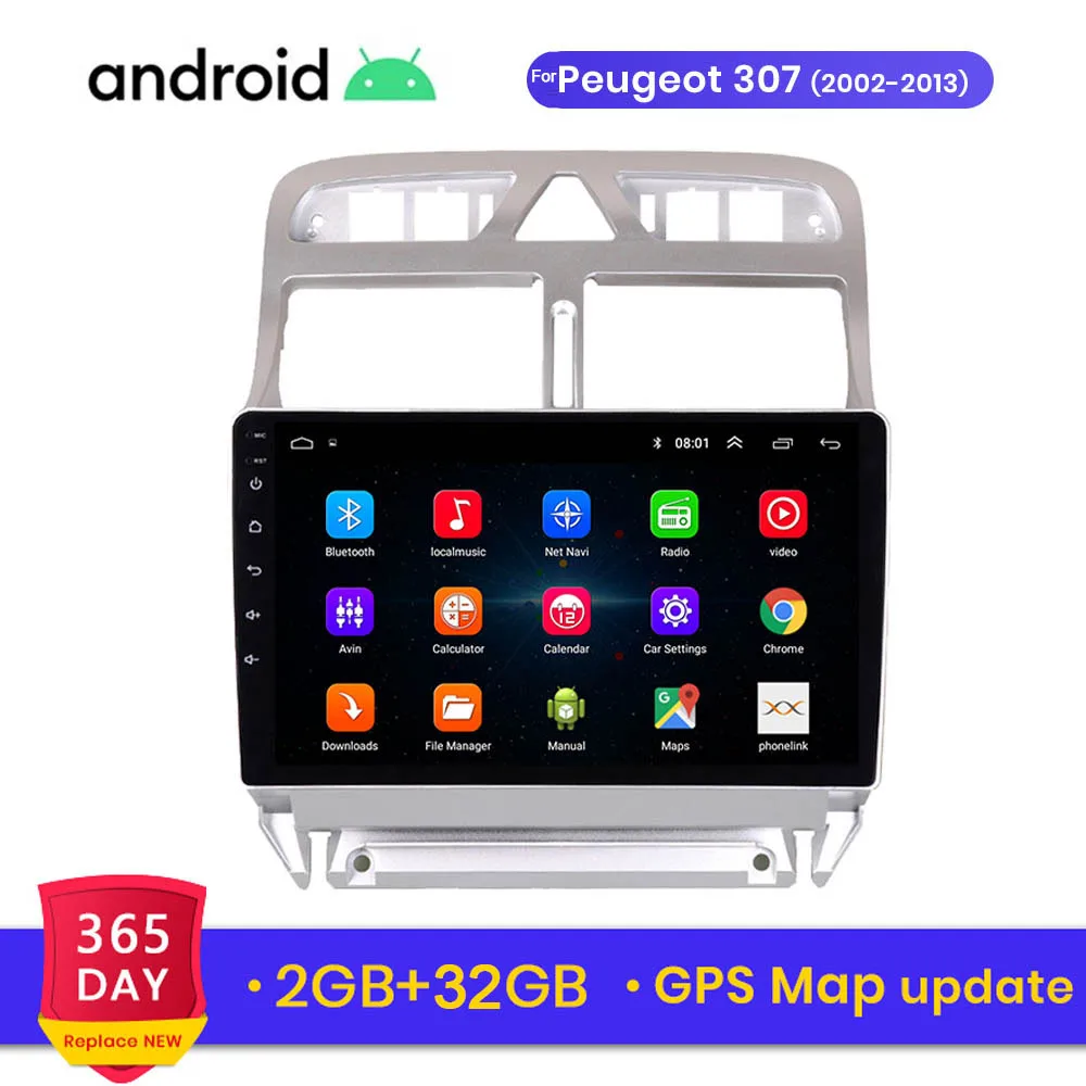 9 &quot2din Android 10 1 автомобильный Радио мультимедийный видео плеер навигация GPS для