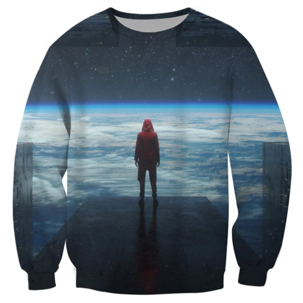 

Cloudstyle 3D Men Hoodies Character Background Starry Sky Series Galaxy Printed Sweatshirts Cool Fashion Male Clothes 2021 New