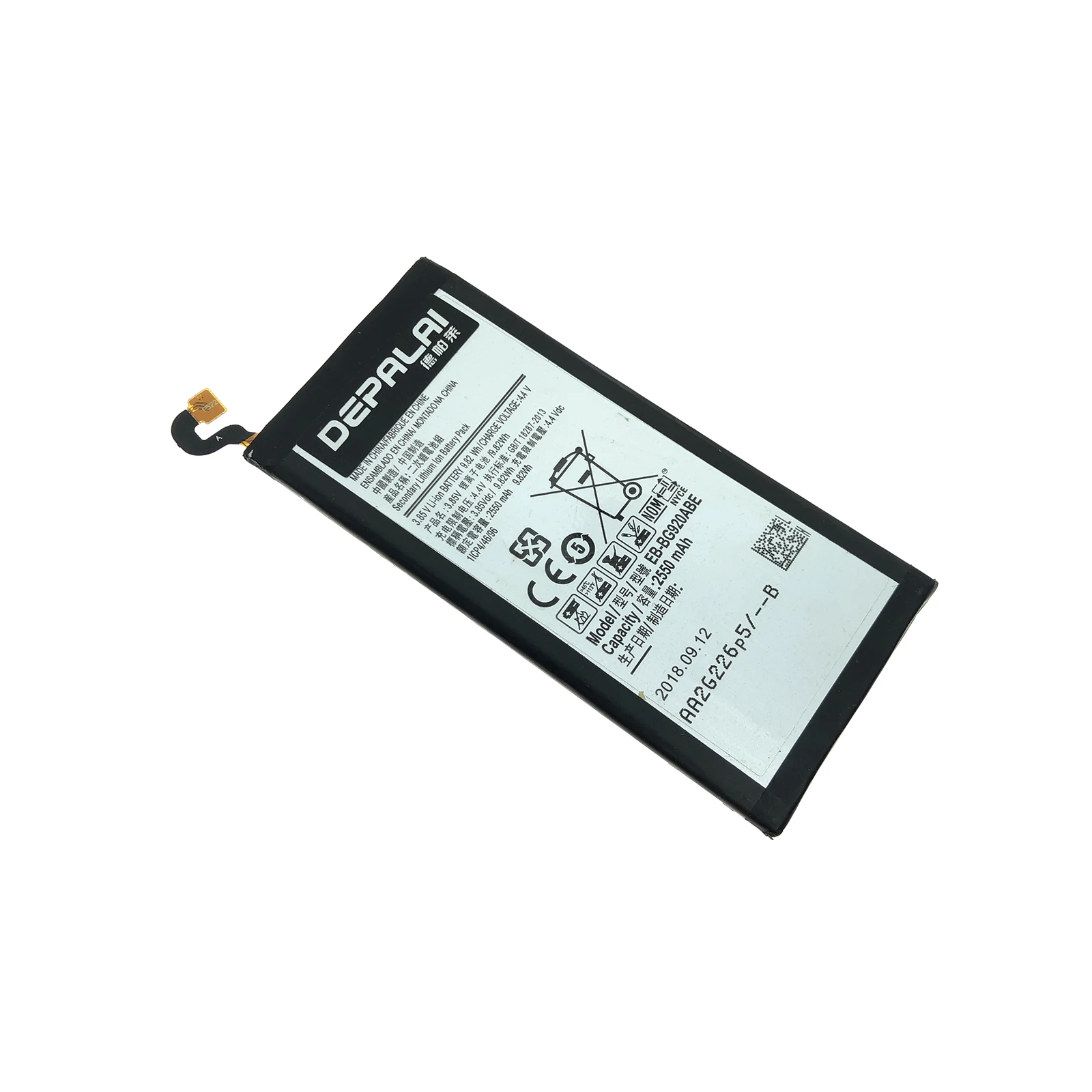 Аккумулятор для Samsung Galaxy S6 G920 G920F G920i G9200 G9208 G9209 сменные батареи 2550 мАч|Аккумуляторы