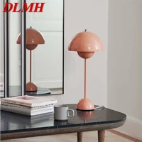 dlmh nordic modern table lamps fashion simple desk lighting led decorative for home bedroom
