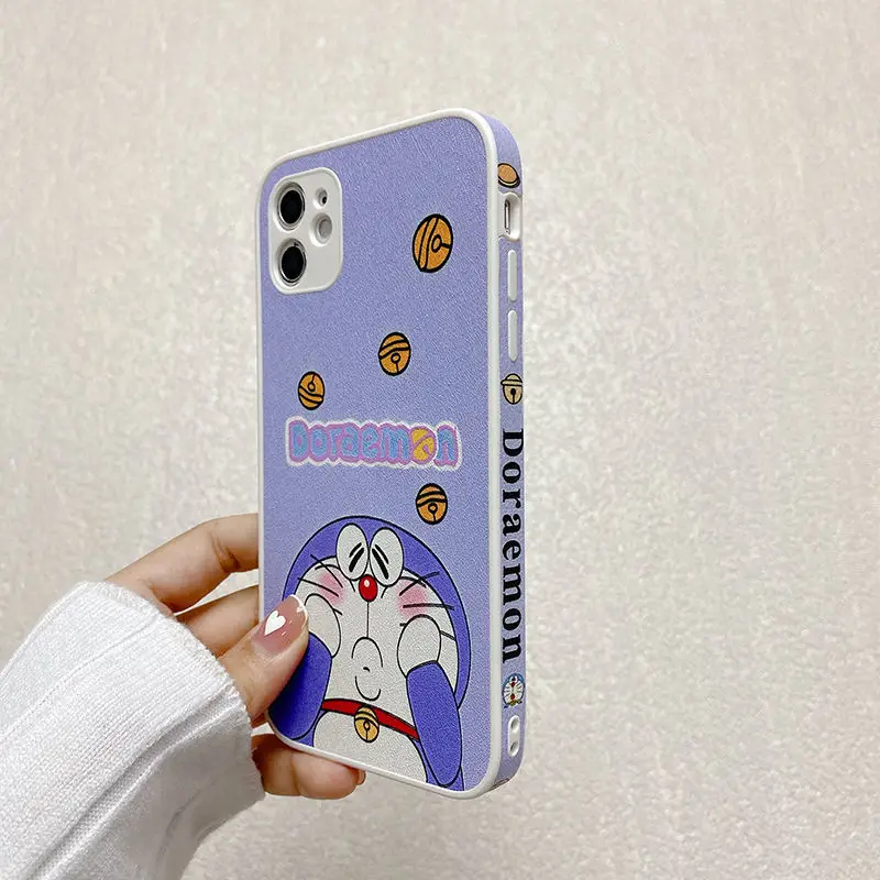 

Doraemon Silicone Phone Case for IPhone X/XR/XS/XSMAX/11/12Pro Phone Couple Case Cover