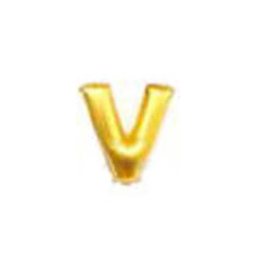 Gold 4" большой шар из фольги с цифрами и гелием, большие шары с днем рождения, рождественские вечерние подарки - Цвет: Gold