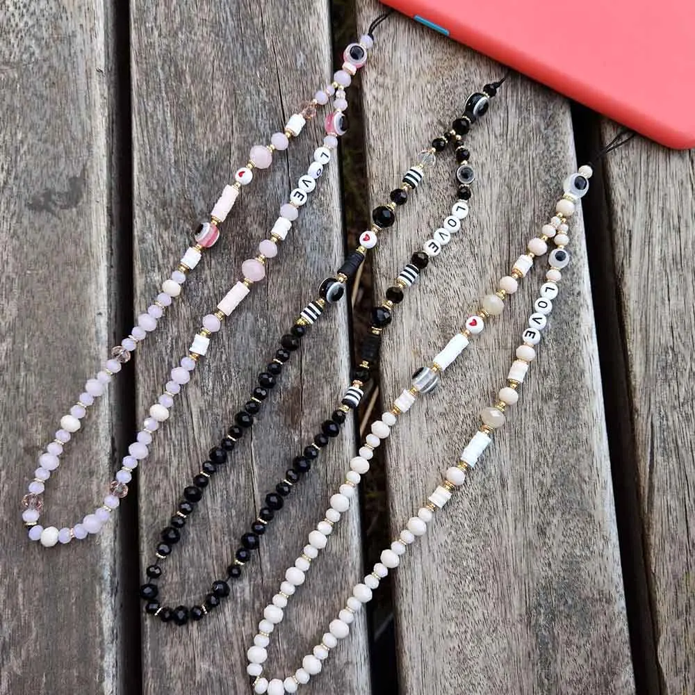 2021 новый мобильный телефон ремешок от сглаза &quotХрустальные Бусы для телефона