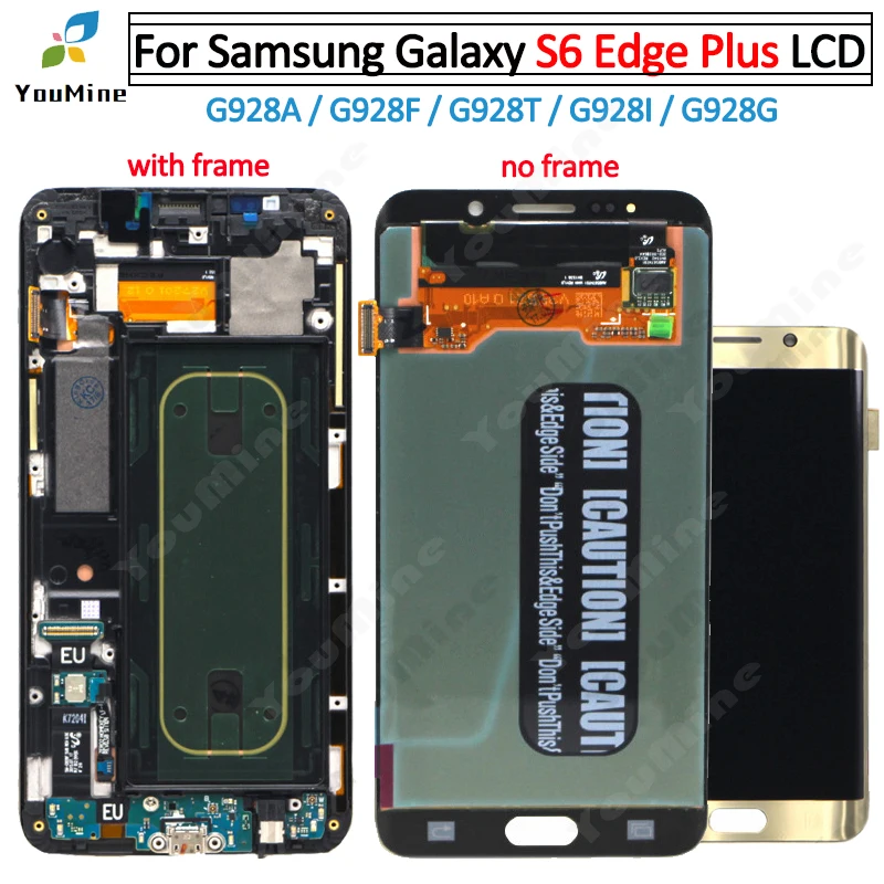 ЖК дисплей с сенсорным экраном и дигитайзером в сборе для Samsung Galaxy S6 Edge plus