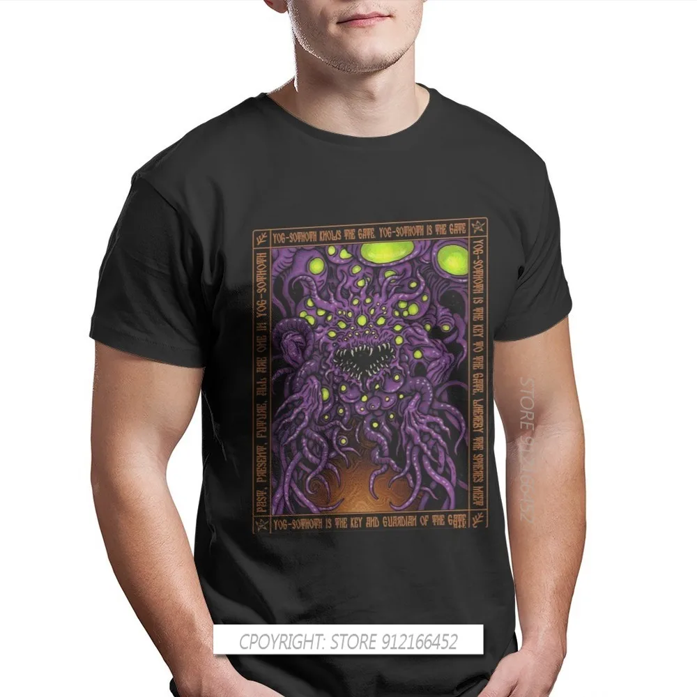 Футболки Cthulhu для мужчин с изображением митоса ловакса ужасов больших старых