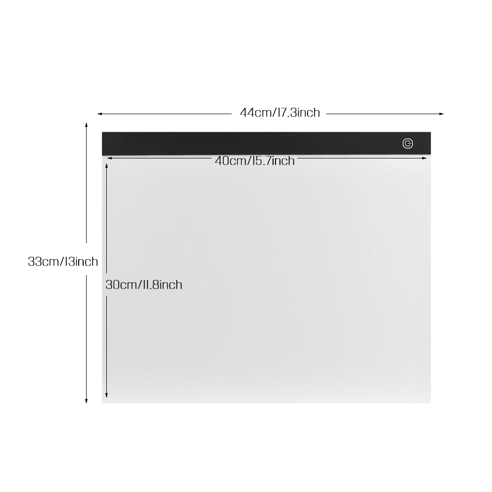 

A3 Large-size Light Box LED Artcraft Tracing Light Pad Stepless Dimming Eye-protecting Pad for Painting Drawing Sketchin