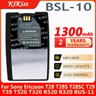 Аккумулятор KiKiss BSL10 BSL-10 1300 мА  ч, для Sony Ericsson T28, T28S, T28SC, T29, T39, T520, T320, R520, R320, BUS-11
