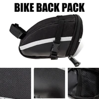 outdoor bike saddle bag waterproof cycling seat pouch 1 2l portable seatpost storage bag tail rear pannier inner tube kit case
