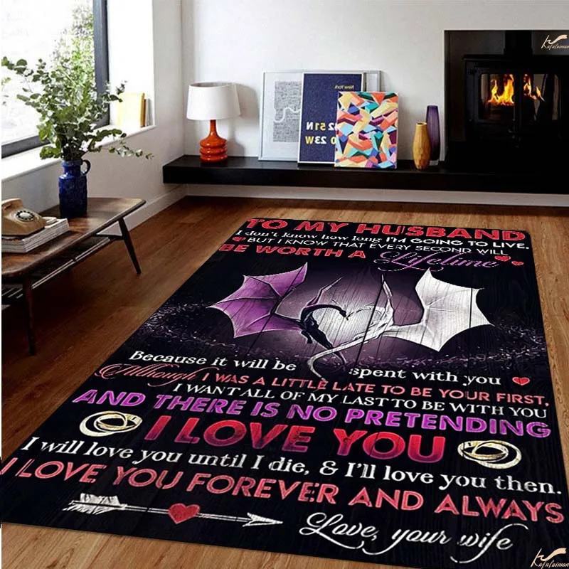 Ковер с драконом для гостиной моей любви Декоративный Напольный ковер волка