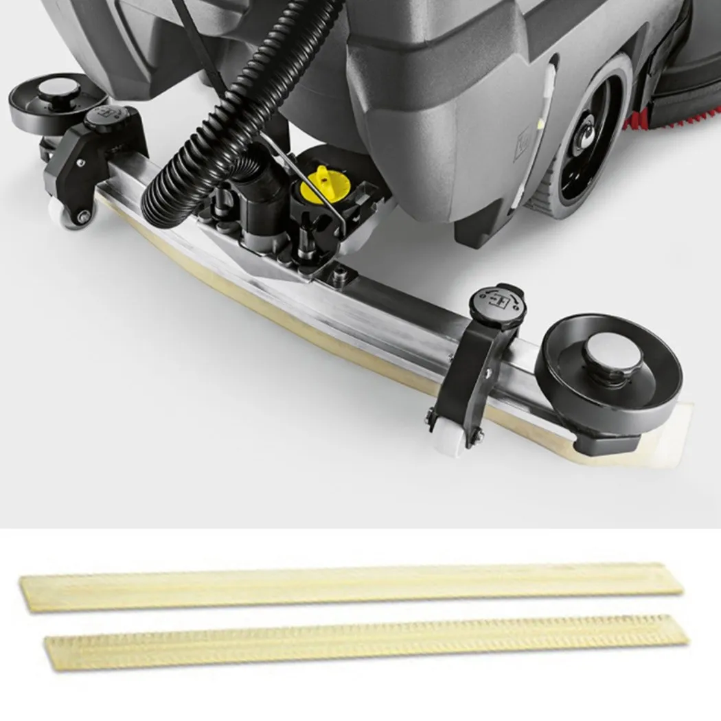 

2pcs Squeegee Blades For Karcher BD50/50 BD50/70 Transparent Oil-resistant Water-absorbent Tape 900*76.4*48mm