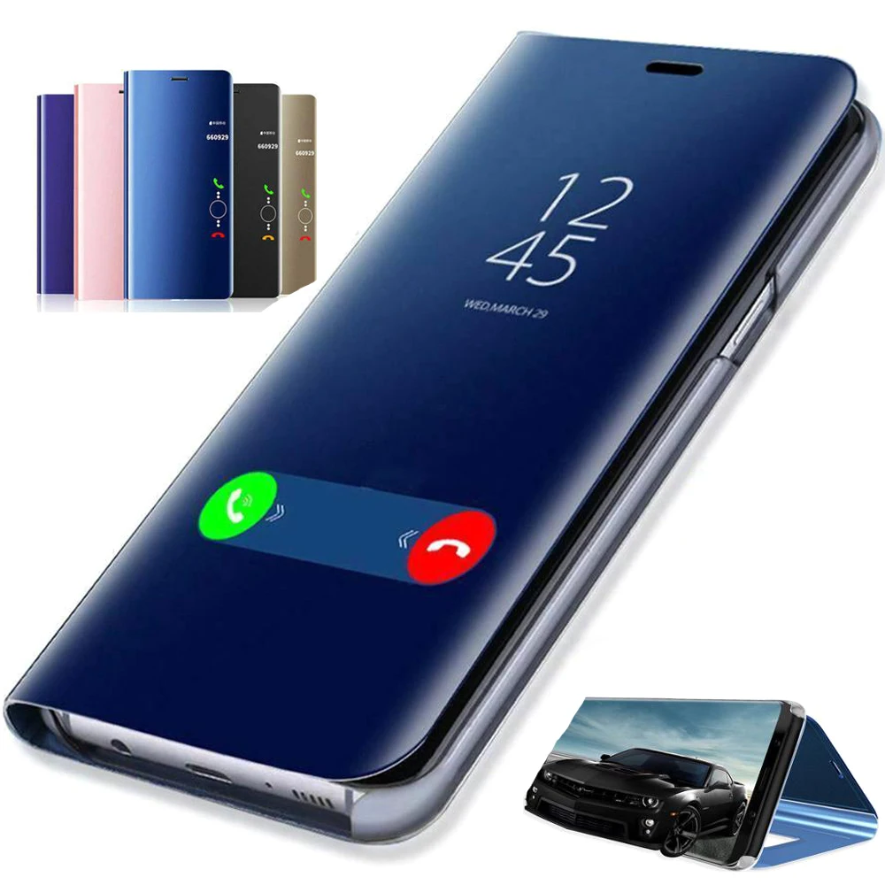 case on honor 8s cover smart mirror flip For Huawei 8 s honor8s KSE-LX9 KSA-LX9 stand honer 5.71'' |