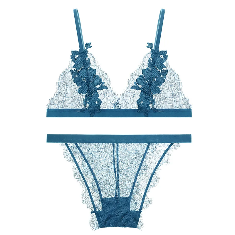 Женское кружевное нижнее белье Bralette ультратонкие летние бюстгальтеры с