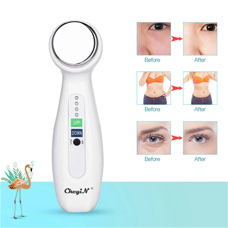

CkeyiN Ultrasonic Face Lifting Skin Tightening Wrinkle Removal Dark Circles Anti Age Body Massager Anti Cellulite Fat Burner