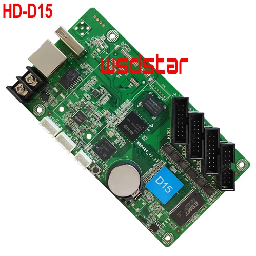 HUIDU HD D15(640*64) D35(1024*64) D35 + HUB75E 5(1024*64) полная карта управления цветом для P2 P2.5 P3 P4 LED Module