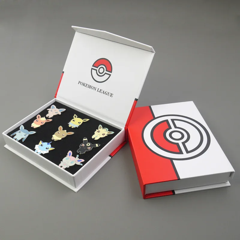 Эмалированная булавка в виде покемона костюм кавайной Пикачу эльфа эмблема для