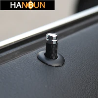carbon fiber car styling door lock bolt cover trim 4pcs for bmw 135 series f20 f30 f10 interior stick pin cap auto accessories