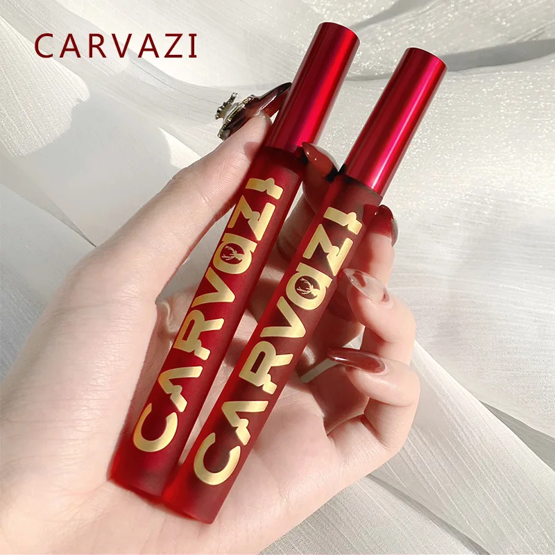 Бархатный матовый блеск для губ CVZ привлекательный красный стойкий водостойкий