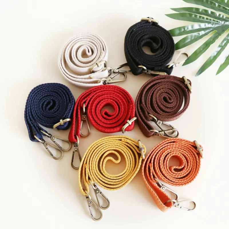 

Bag Strap for Women Shoulder Messenger Bag 130cm adjustable canvas shoulder strap Bag accessories Solid Color Shoulder Strap