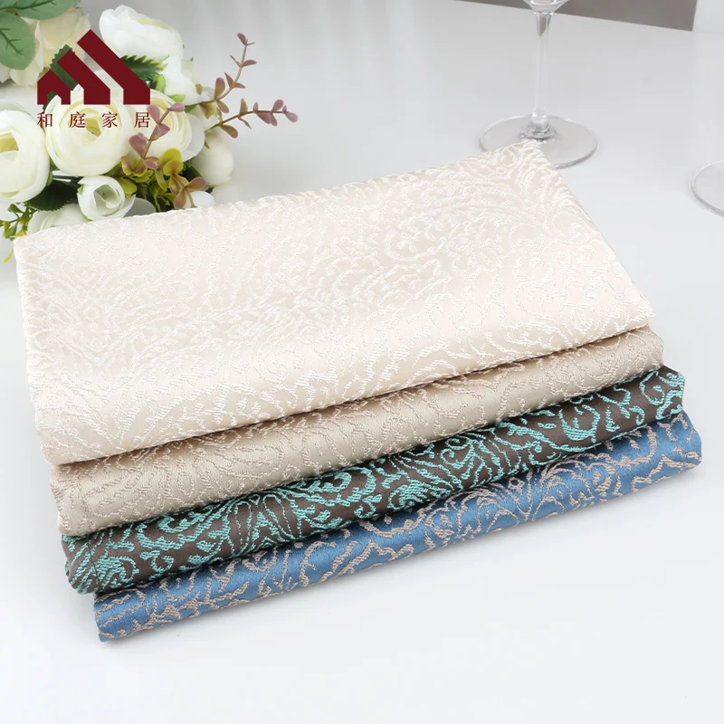 Набор из 6 жаккардовые тканевые салфетки окрашенной ткани для украшения столовой