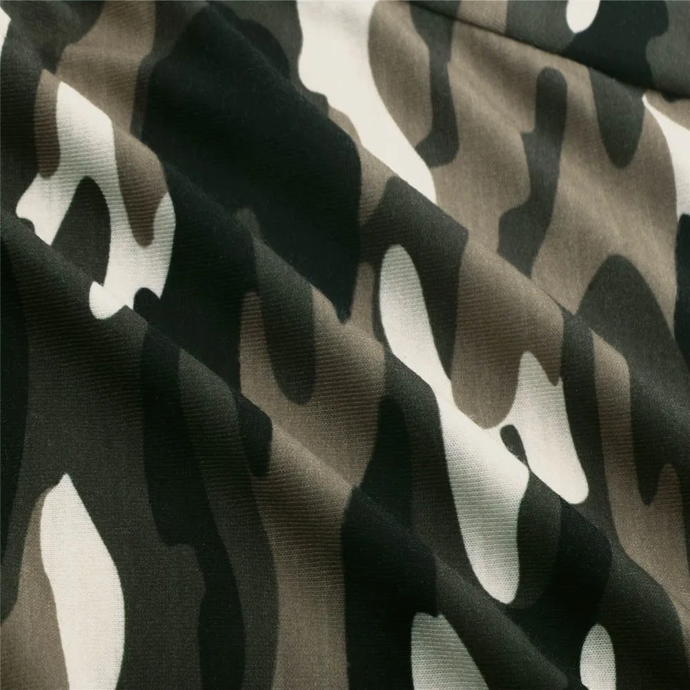 Женский комбинезон для ночного клуба камуфляжный на бретелях повседневные брюки