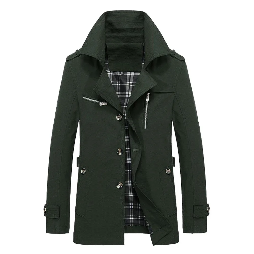 JAYCOSIN зимняя куртка для мужчин длинный меховой воротник с капюшоном парка Толстая