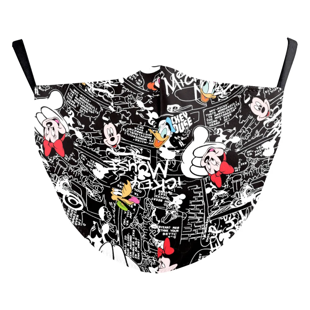 Маска для мороженого с Микки Маусом хлопковая маска лица велоспорта походная рта
