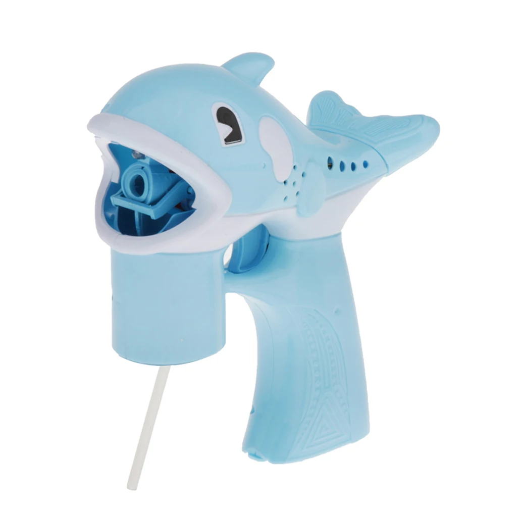 

Cute Kids Animal Dolphin Electric Music Bubble Blower Toys