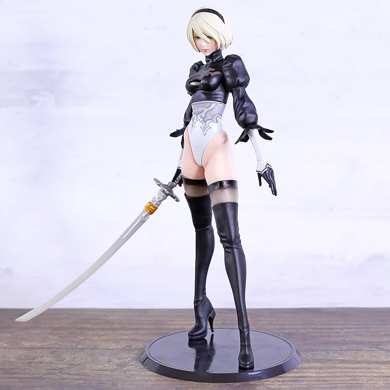 NieR Automata YoRHa № 2 Тип B 2B ПВХ фигурка Коллекционная сексуальная девушка модель