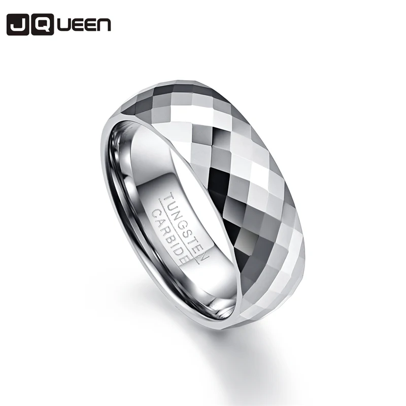Новое поступление мужское кольцо из 100% карбида вольфрама многогранное ювелирное
