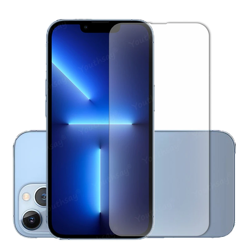 Pel&iacute;cula protectora de vidrio templado para pantalla de iPhone, pel&iacute;cula de vidrio para Apple iPhone 13 Pro Max Mini 13 12 11 X XS XR-1