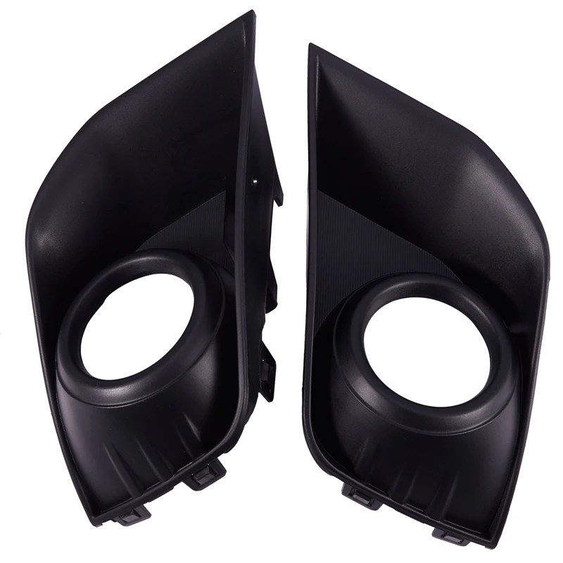 1 пара автомобильный бампер противотуманный светильник с крышкой рамка гриль для