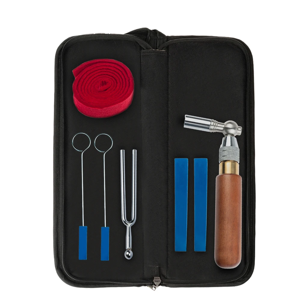 

7 шт./компл. Профессиональный Grand набор для фортепиано ключ, дюймовый стандарт молоток резиновые Мут инструменты подарок