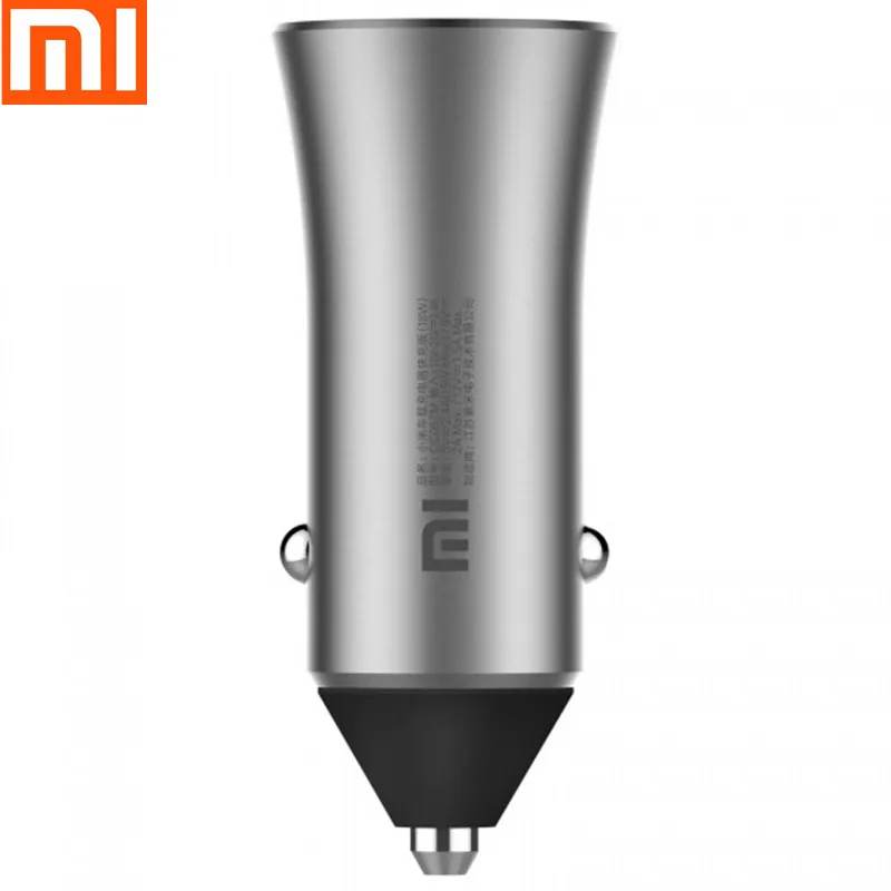 Оригинальное автомобильное зарядное устройство Xiaomi Mi с двумя USB-портами быстрая
