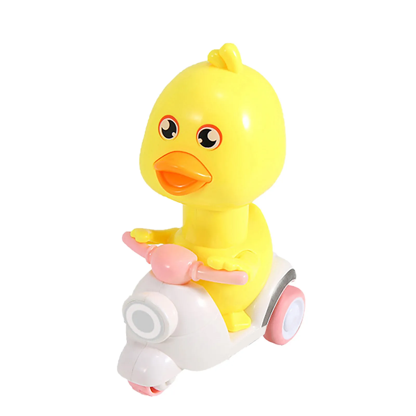 

2021 toys for children Mini Car Pressure Type Little Yellow Ducks Motorcycle Pull Back kids toys brinquedos #L4