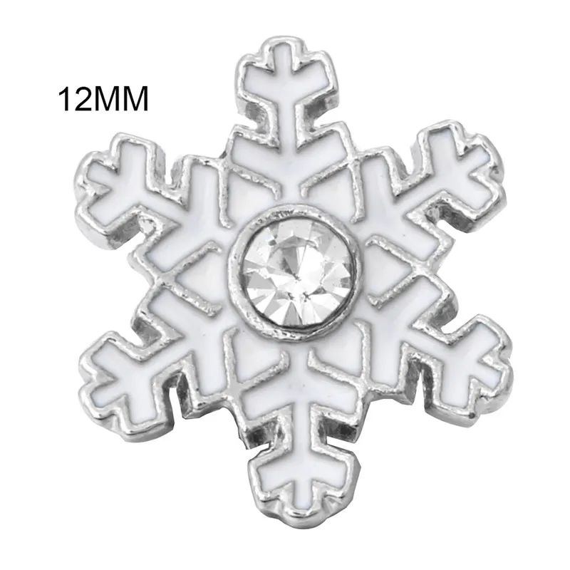 10 шт./лот новые пуговицы застежки ювелирные изделия со стразами снежинки кнопки