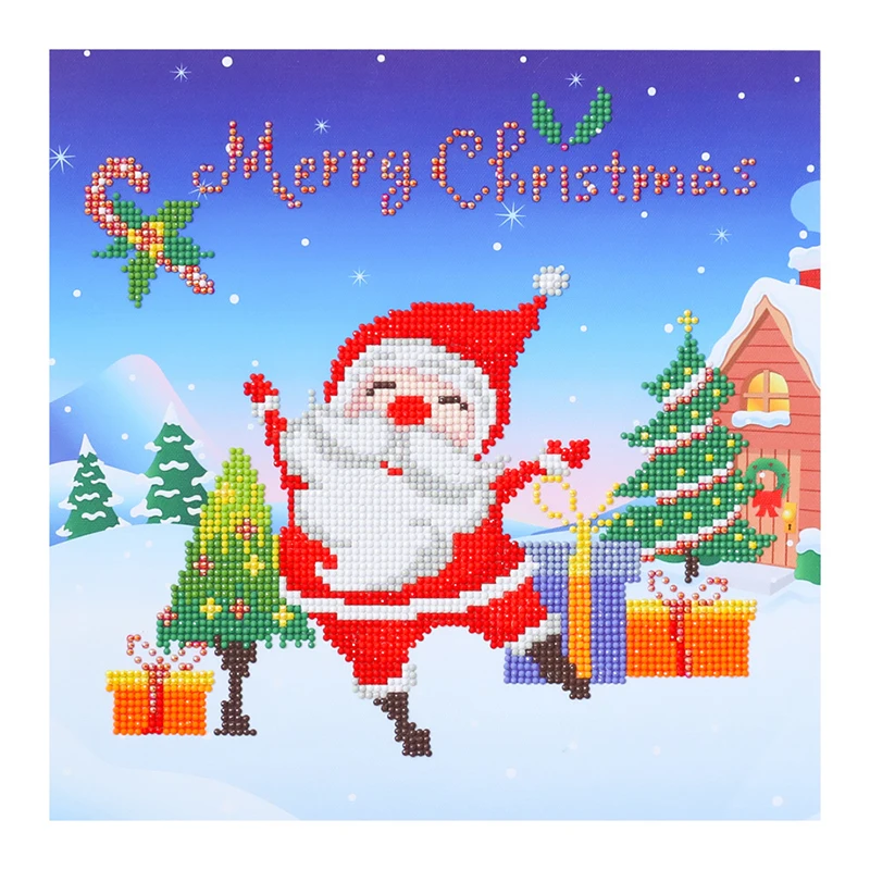 

5D алмазная живопись «сделай сам», вышивка крестиком, рождественский подарок, мультяшная полноразмерная картина стразы, вышивка, украшение ...