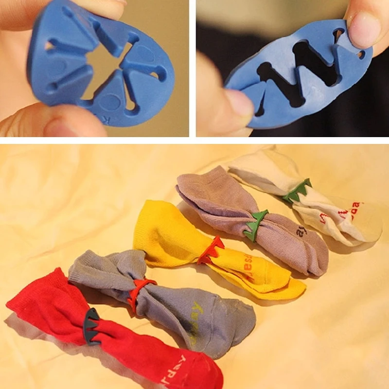 7 шт. держатель для носков кольца цветные органайзеры фиксаторы зажимы белья|sock