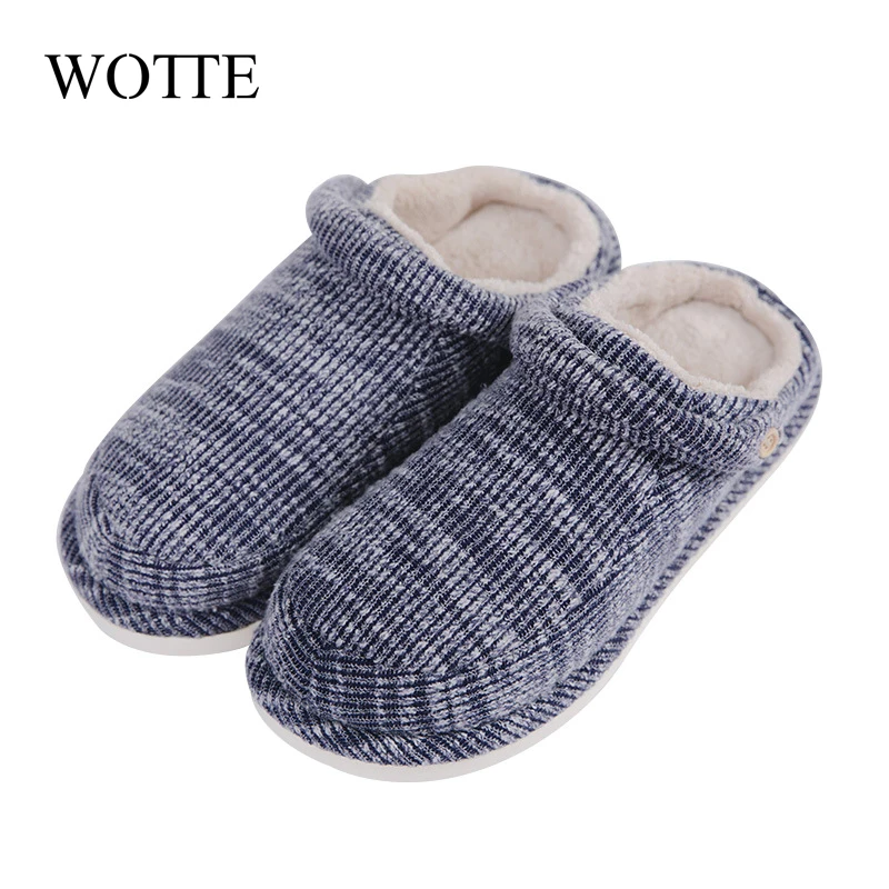 

Winter Men Slippers Home Soft Slippers Cotton Warm Shoes Women Indoor Floor Slippers Non-slips Shoes For Bedroom Couple Slipper