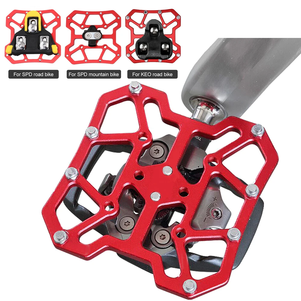 Universal Clipless to Platform Adapters Cleats Pedal for SPD KEO Speedplay Bike Cycle Adapter Bicycle Parts Accessoreis | Спорт и