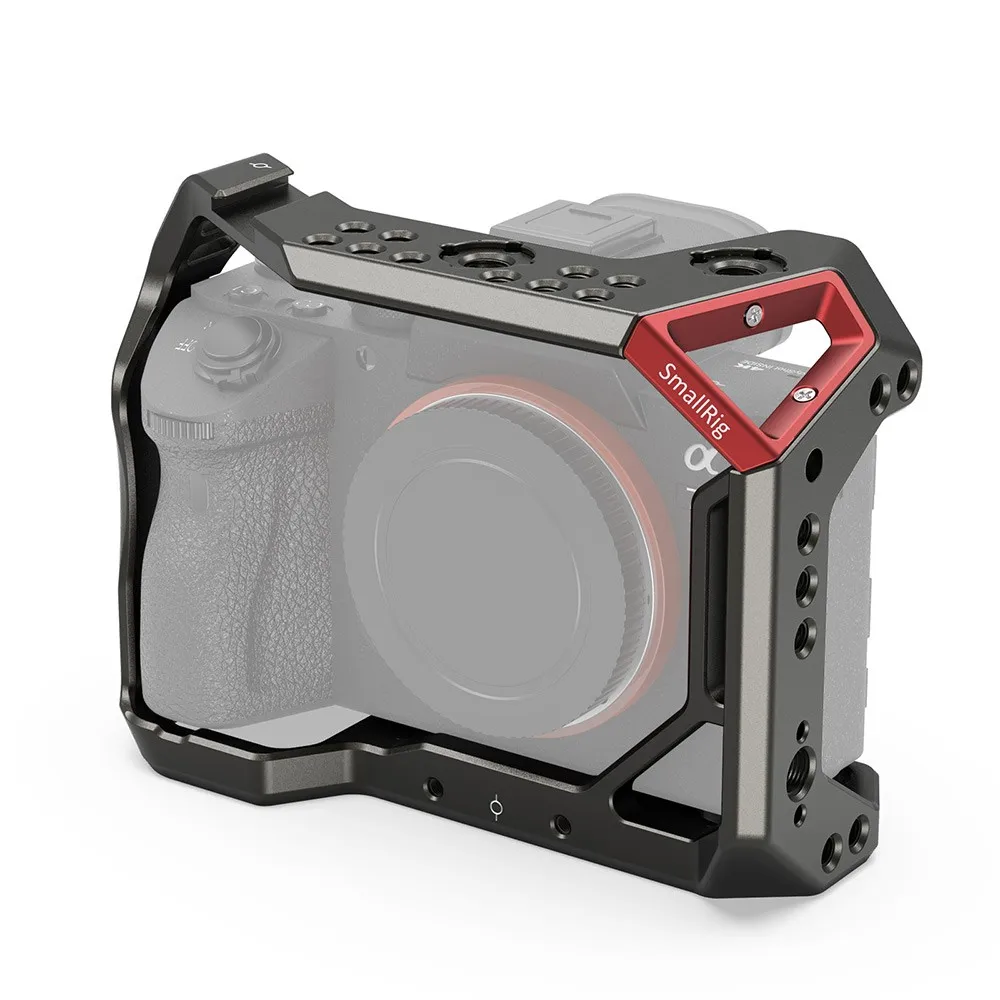 

Camera Cage For Sony a7 iii And A7R iii Dark Olive Appearance With ARRI-Style Cold Shoe Mount 1/4 screw DIY Kit SmallRig